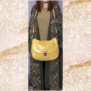 🎃Coach “Mustard” Leather Bag / Pocketbook